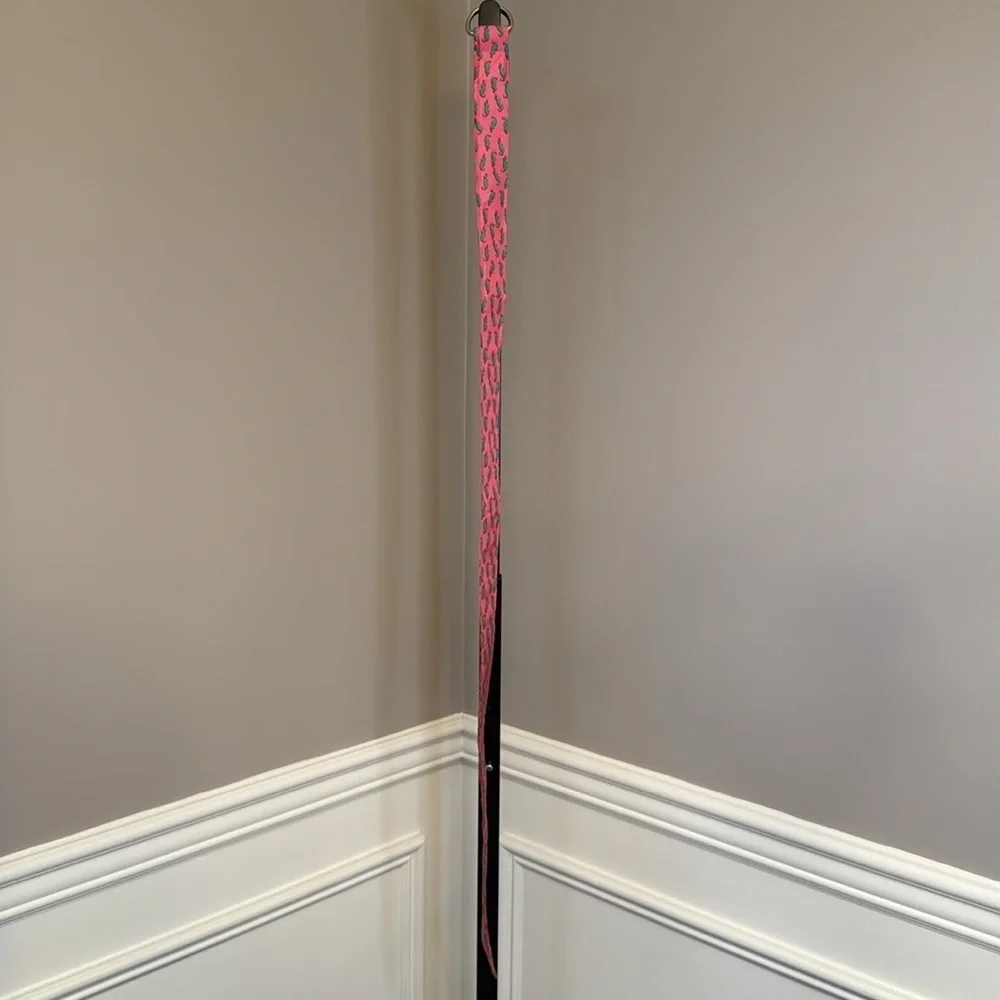 Alynn silk pink crocodile belt size medium or 32 to 34